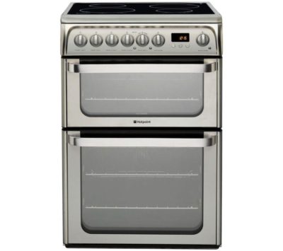 HOTPOINT  HUI611 X 60 cm Electric Ceramic Cooker - Stainless Steel